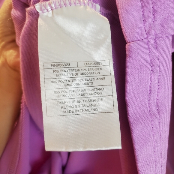 Nike Dri Fit Purple Mock Neck Performanc Pullover - Picture 5 of 5